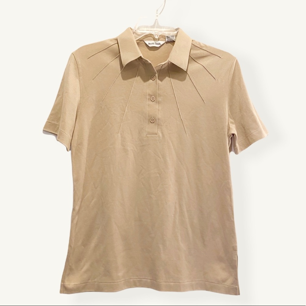 Vintage David Smith Polo with Darts/Stitching Sz M